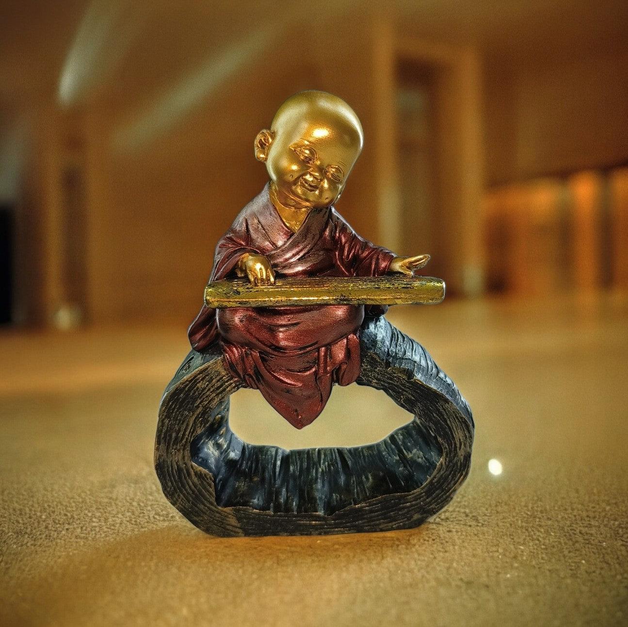 Baby Monk Figurine Showpiece