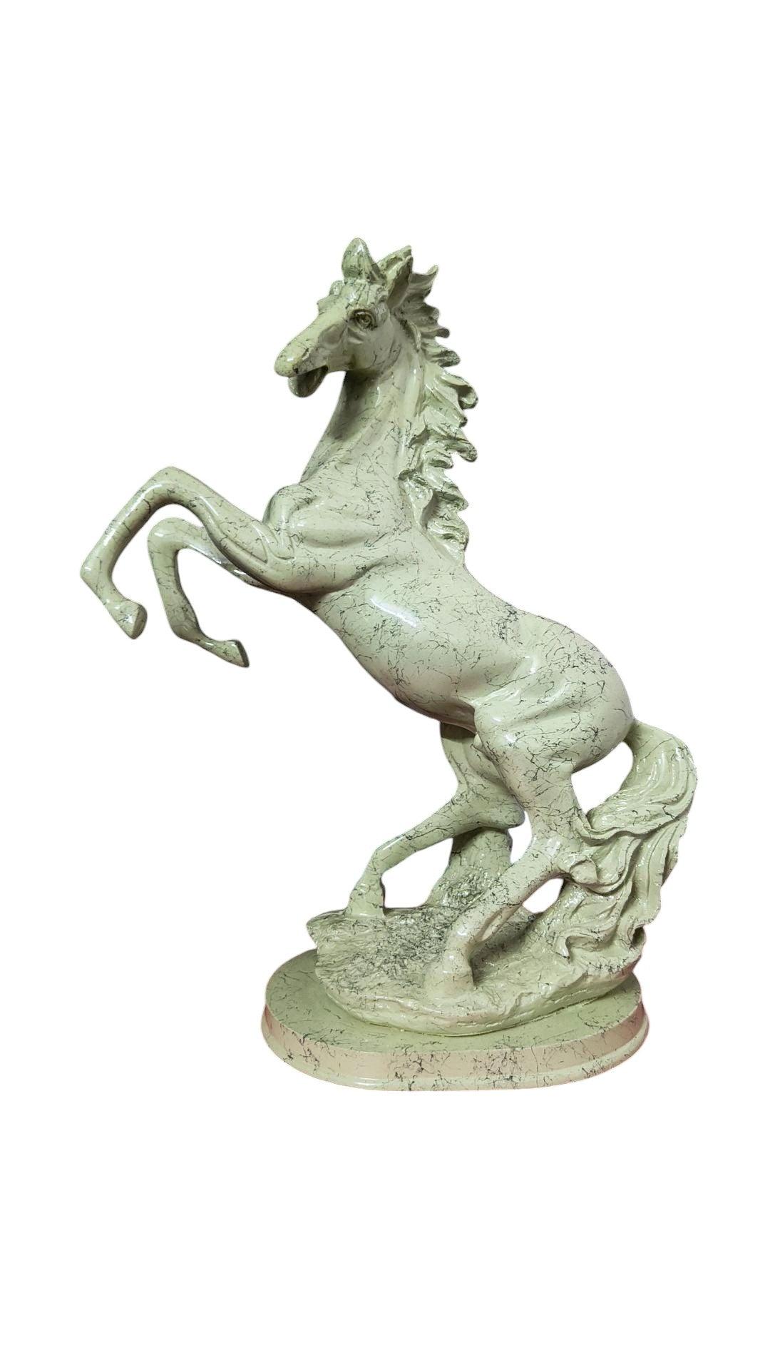 Ocean Green Rising Horse Statue