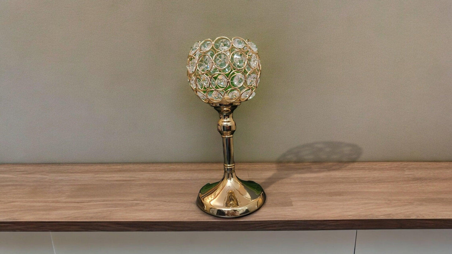 Crystal Candle Light Holder