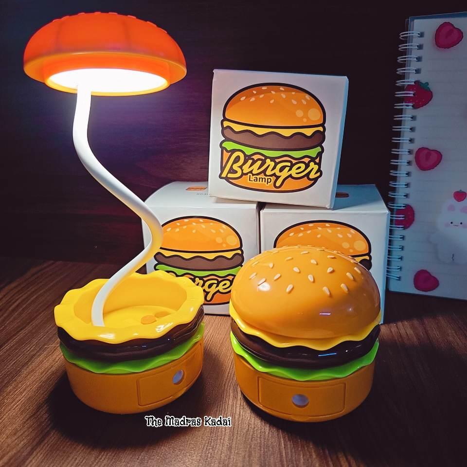 Burger Shaped Table Lamp with Pencil Sharpener