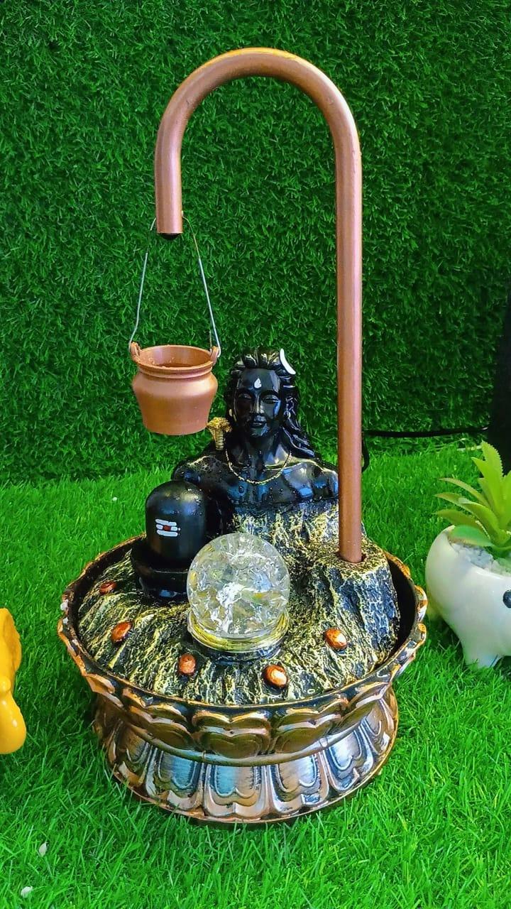 Adiyogi Water Fountain with Shiv Linga