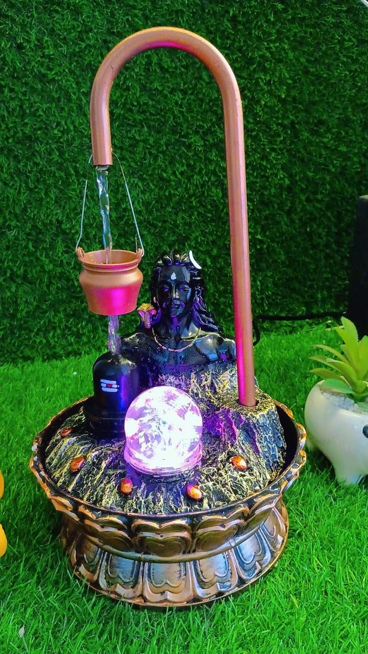 Adiyogi Water Fountain with Shiv Linga