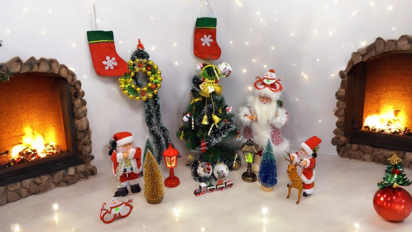 Christmas Decoration with Santa Clause combo