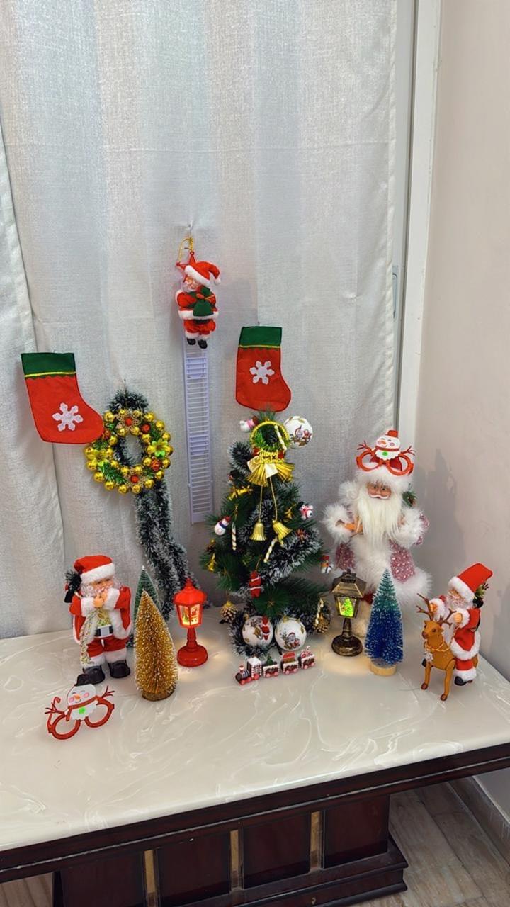 Christmas Decoration with Santa Clause combo