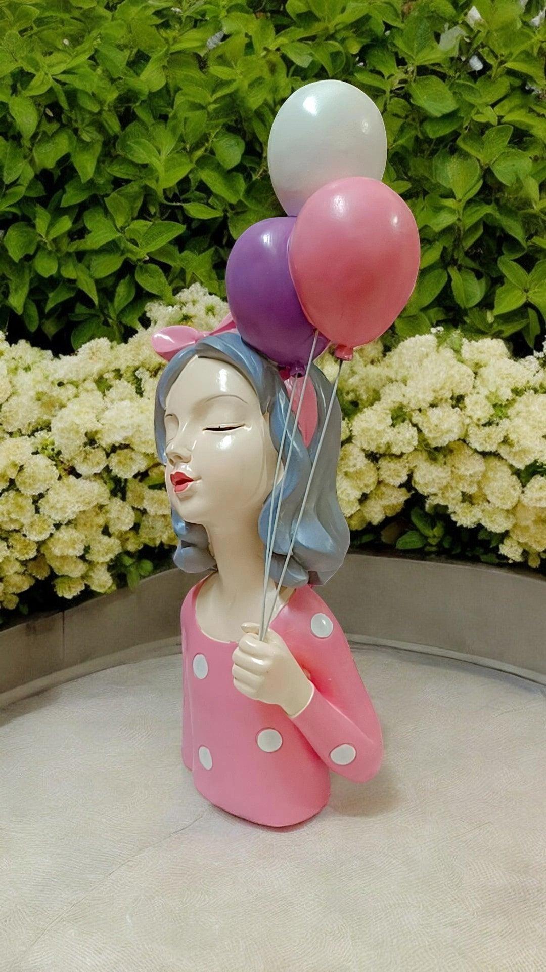 Lady Figure with balloons