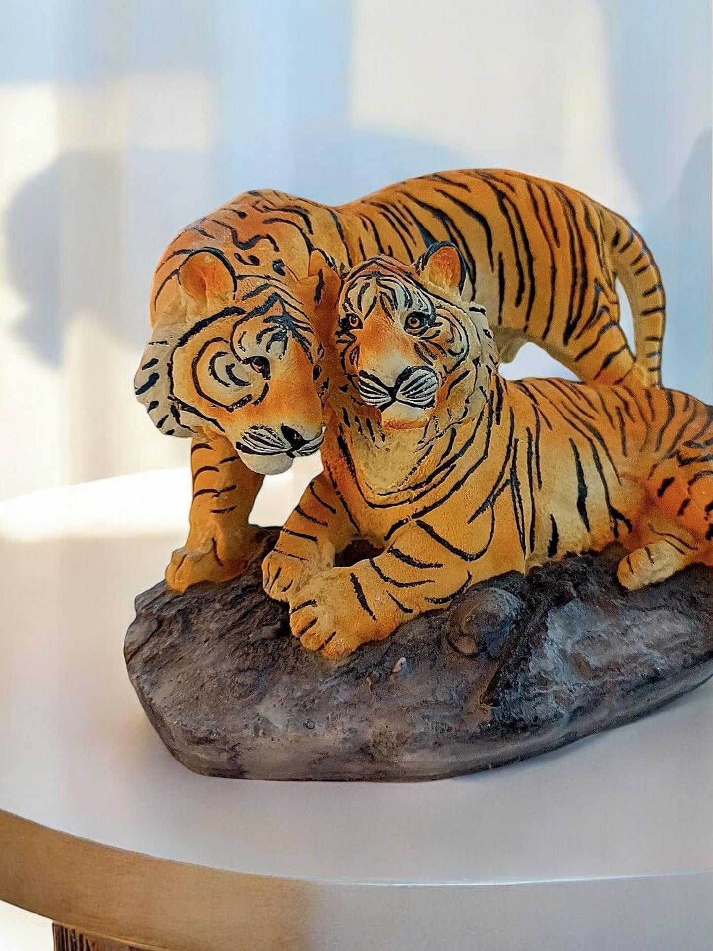 Tiger Couple Figurine