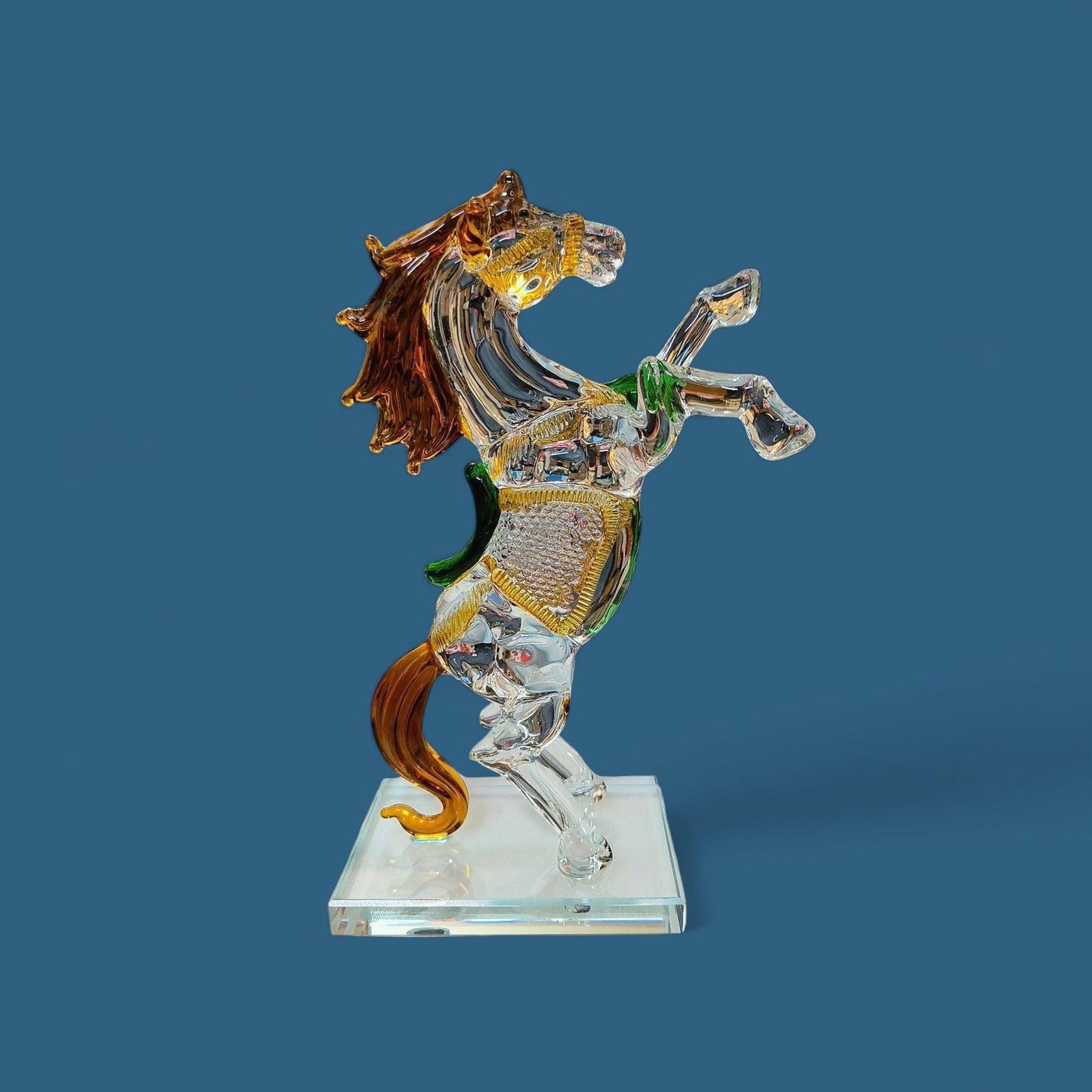 Crystal Horse Statue
