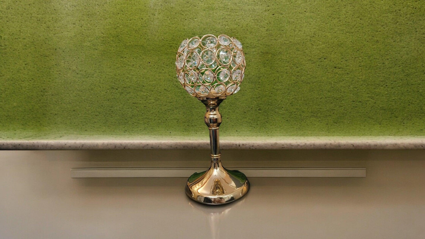 Crystal Candle Light Holder