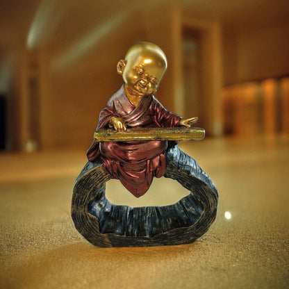 Baby Monk Figurine Showpiece