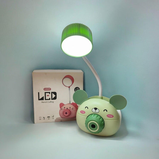 Desk lamp| Cute Shapes lamp with Pen Stand and Sharpener| Rechargeable