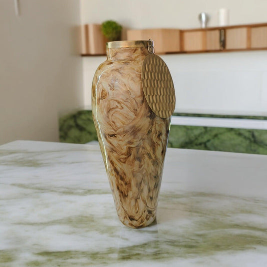 Elegant Metal Flower Vase