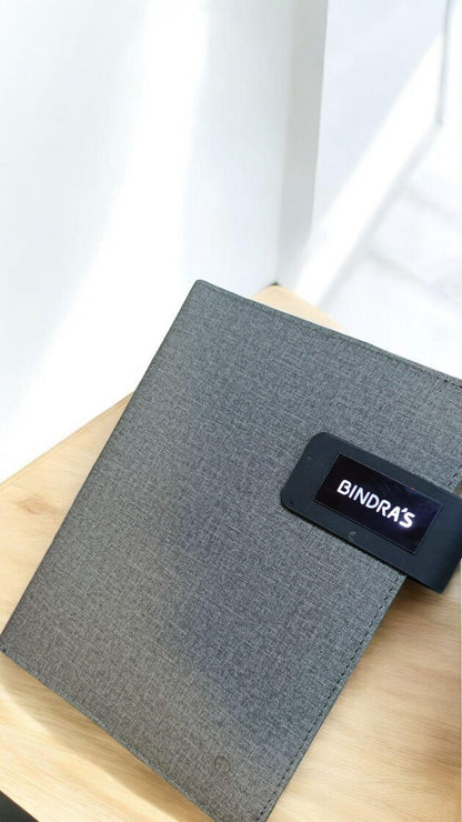 Smart Notebook with Built-In 4000mAh Power Bank - A5 Size