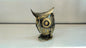Big Eyed Owl Metallic Pen Stand