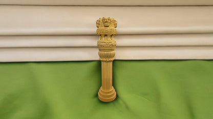 Wooden Ashoka Stambh Table Decor