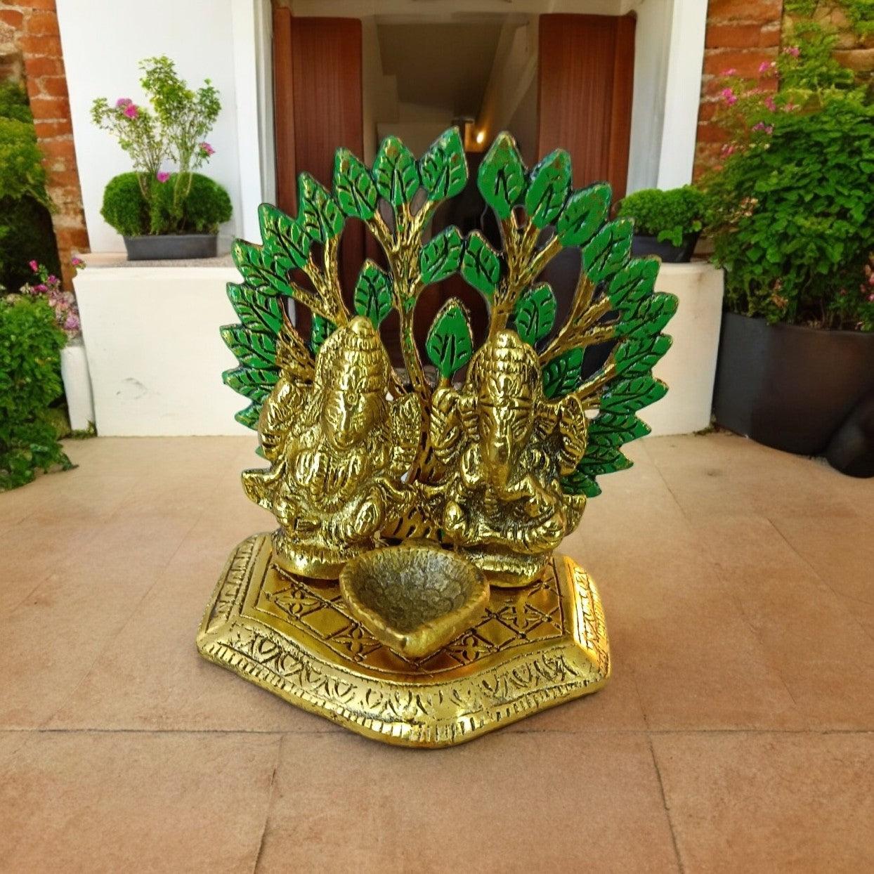 Lakshmi Ganesh Diya Idol for Decoration
