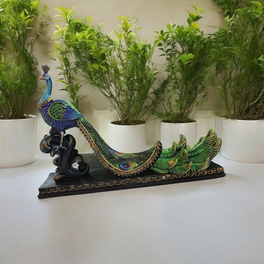 Elegant Peacock Statue