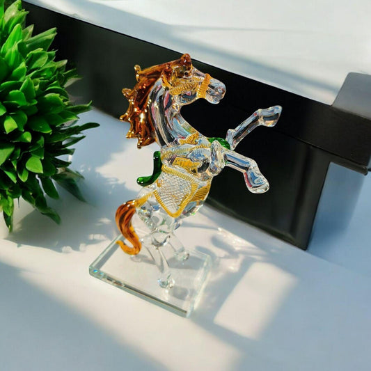 Crystal Horse Statue