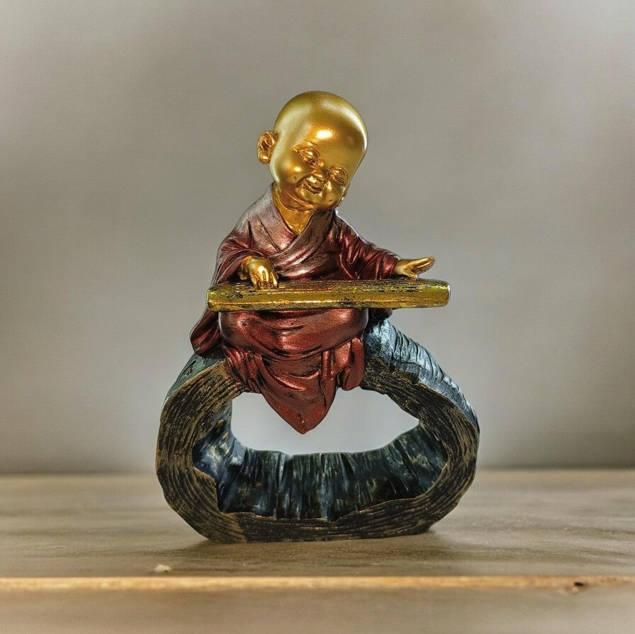 Baby Monk Figurine Showpiece
