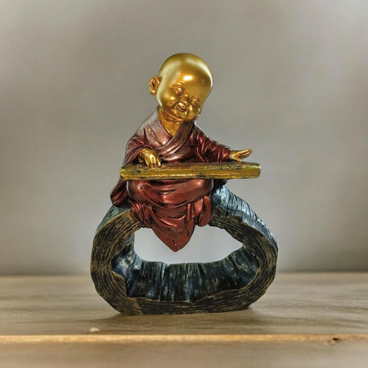 Baby Monk Figurine Showpiece