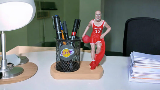 Basketball Player Pen Holder