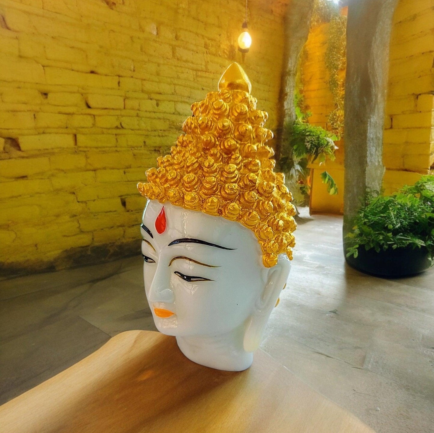 Gautam Buddha head statue | Polyresin