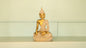 Beige and Golden Buddha for Car Dashboard: A Symbol of Serenity and Elegance