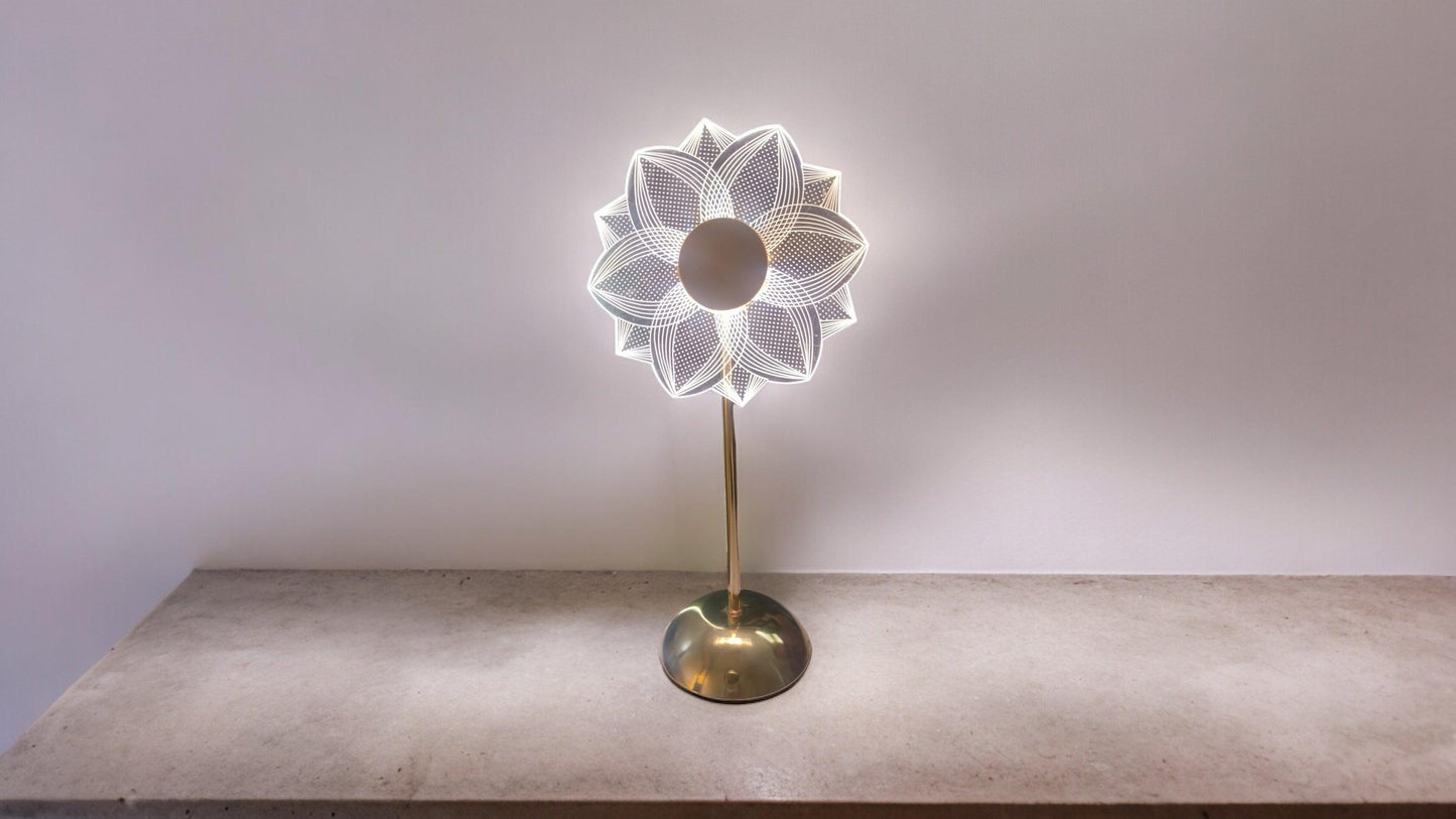 Sunflower Touch Lamp: Illuminate Your Home with Elegance and Charm