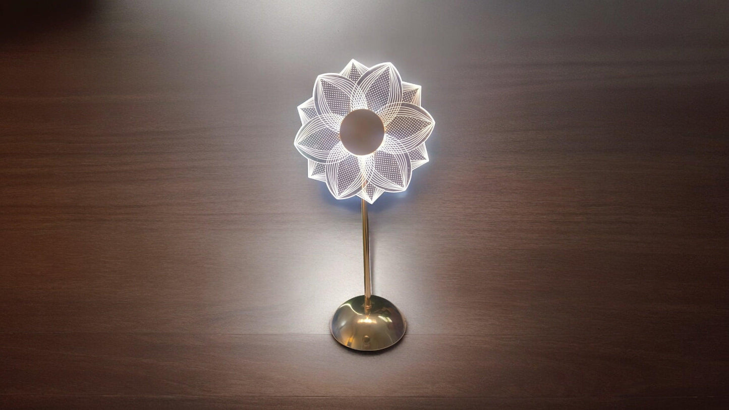 Sunflower Touch Lamp: Illuminate Your Home with Elegance and Charm