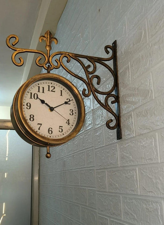 Aristo Vintage Double-Sided Station Wall Clock
