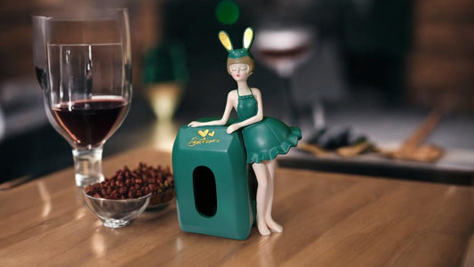 Beautiful Lady Tissue Box