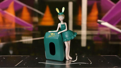 Beautiful Lady Tissue Box