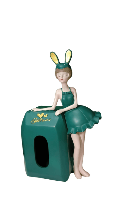 Beautiful Lady Tissue Box
