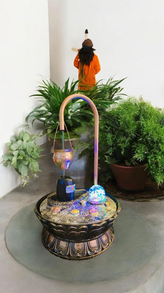 Shiva Linga Water Fountain