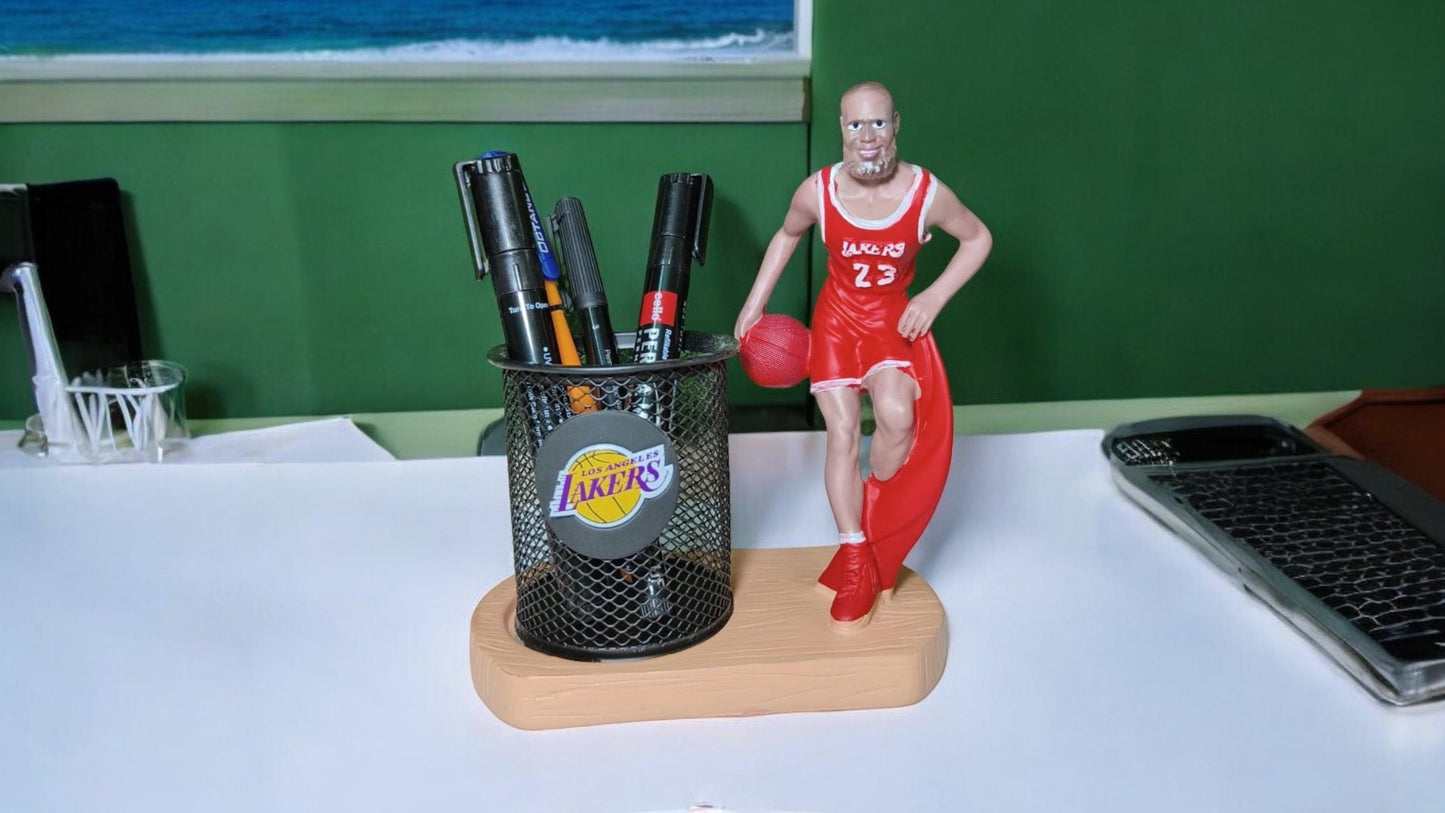 Basketball Player Pen Holder