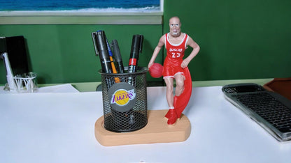 Basketball Player Pen Holder
