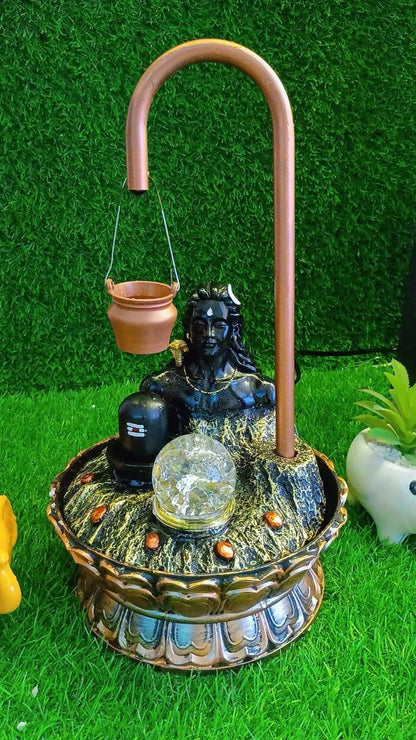 Adiyogi Water Fountain with Shiv Linga