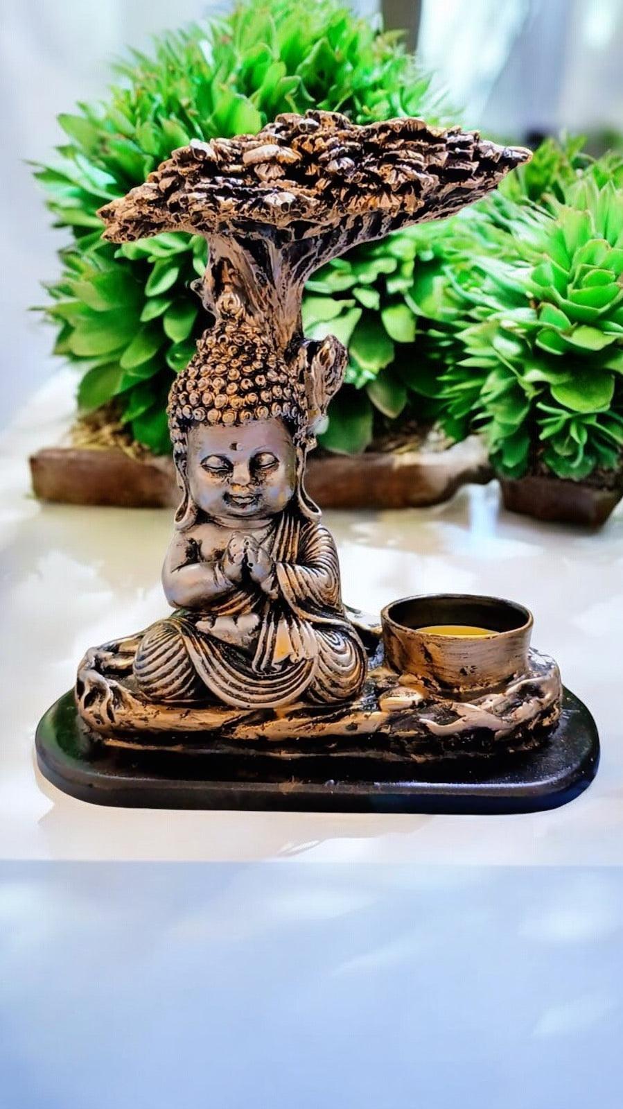 Tree Baby Monk Showpiece.