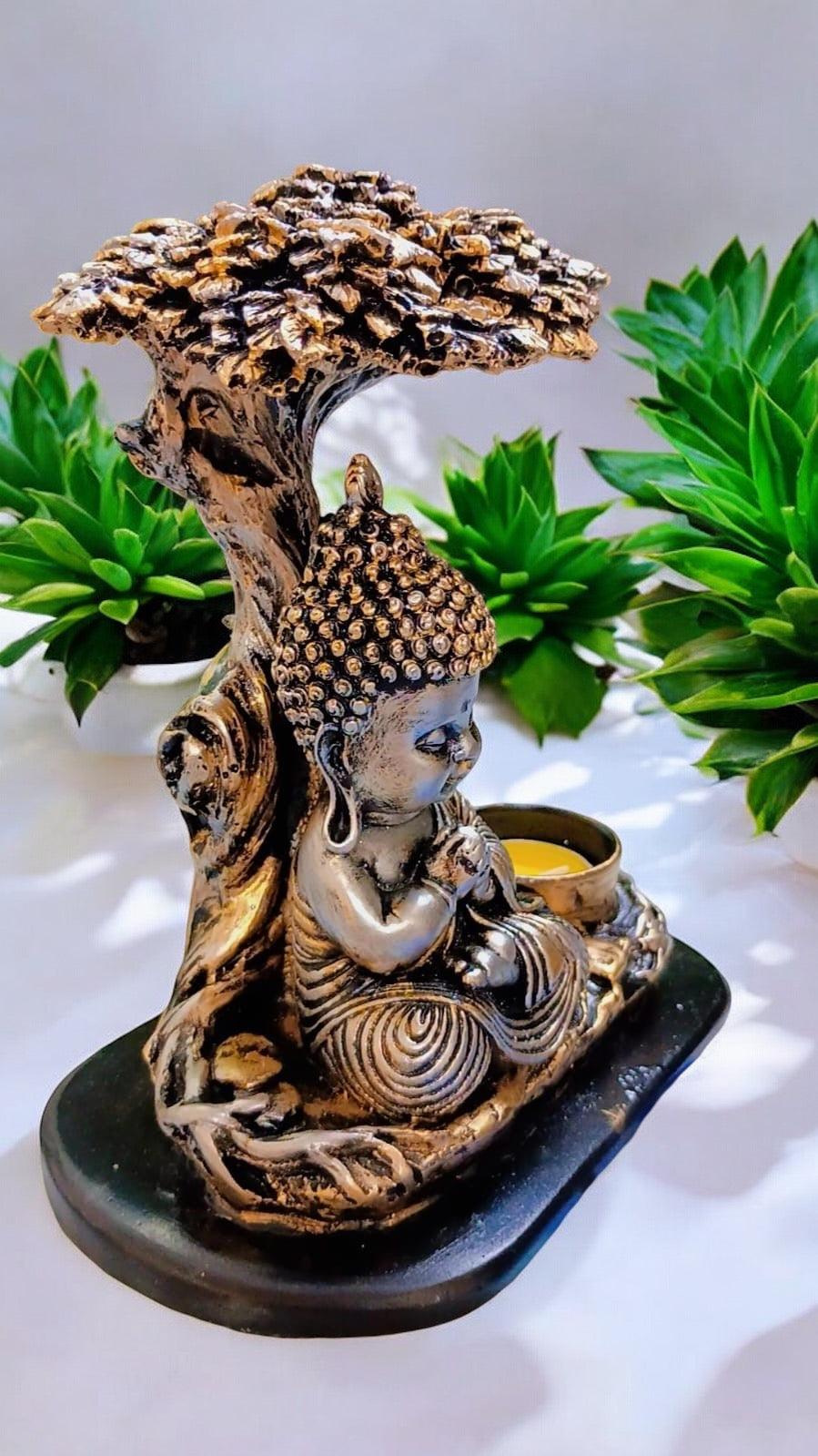 Tree Baby Monk Showpiece.