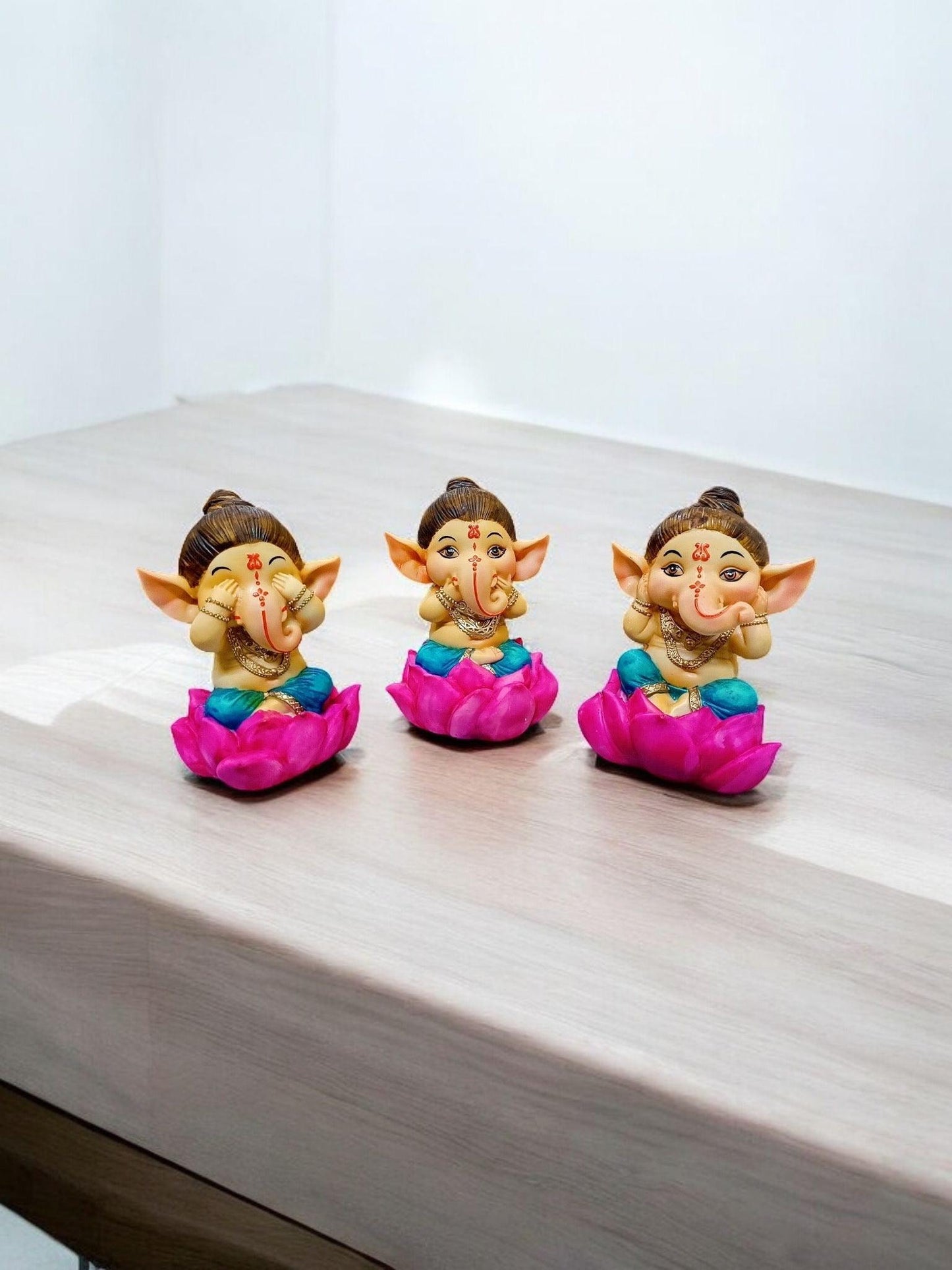 Lotus Ganesh set of 3