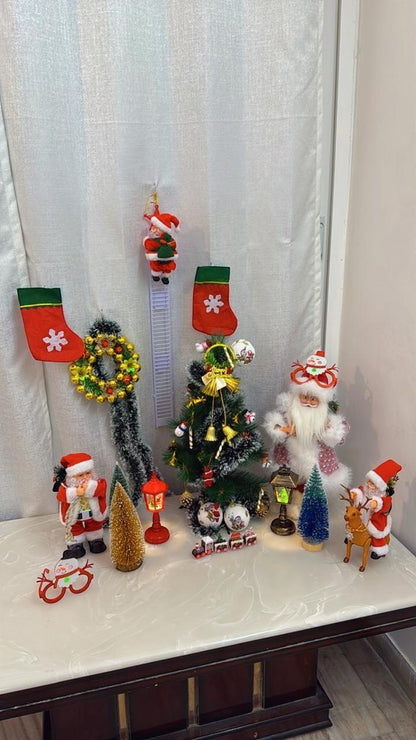 Christmas Decoration with Santa Clause combo