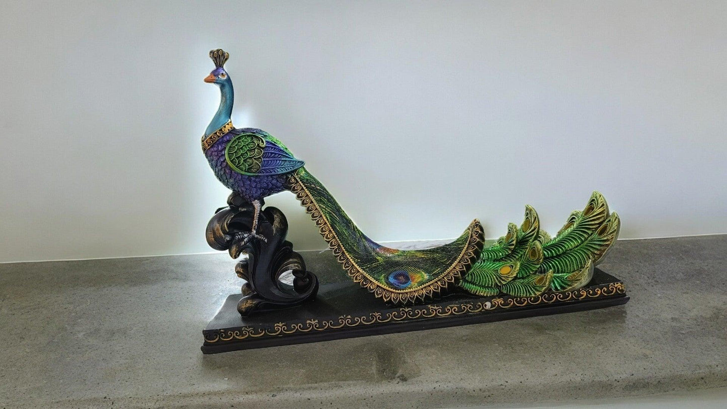 Elegant Peacock Statue