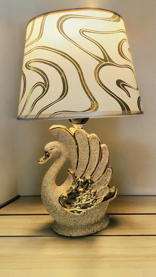 Golden Swan Decorative Night Lamp