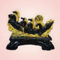 Seven Horse Showpiece - Black & Gold