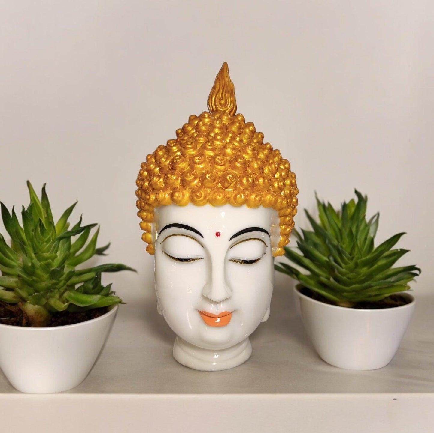 Lord Buddha Head Statue – Meditating Position