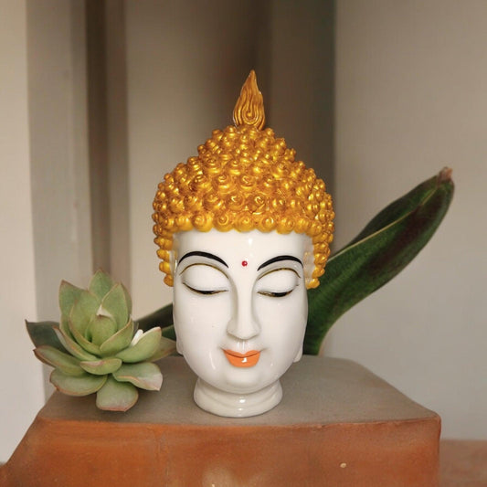 Lord Buddha Head Statue – Meditating Position
