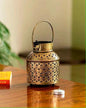 Antique Metal T-Light Candle Holder