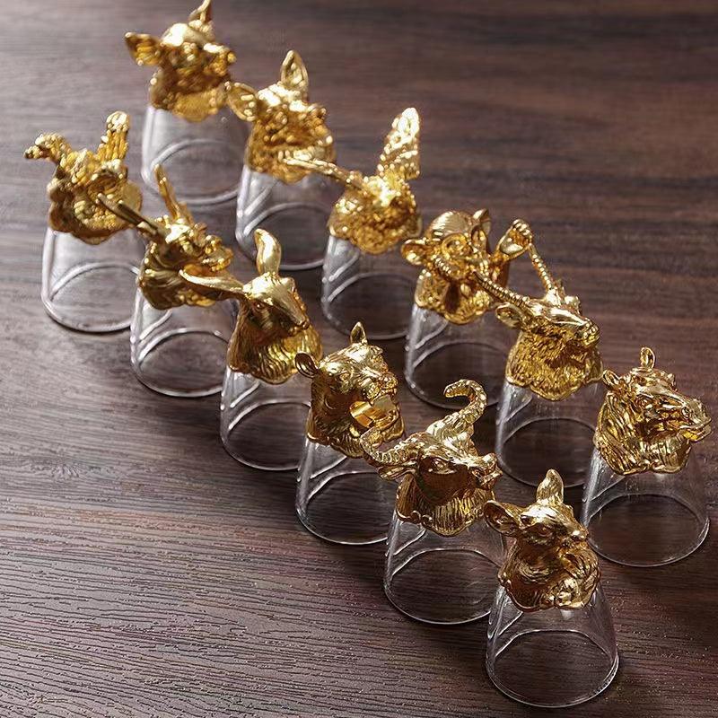 Zodiac Sign Tequila Shot Glasses (Set of 12 Pcs)