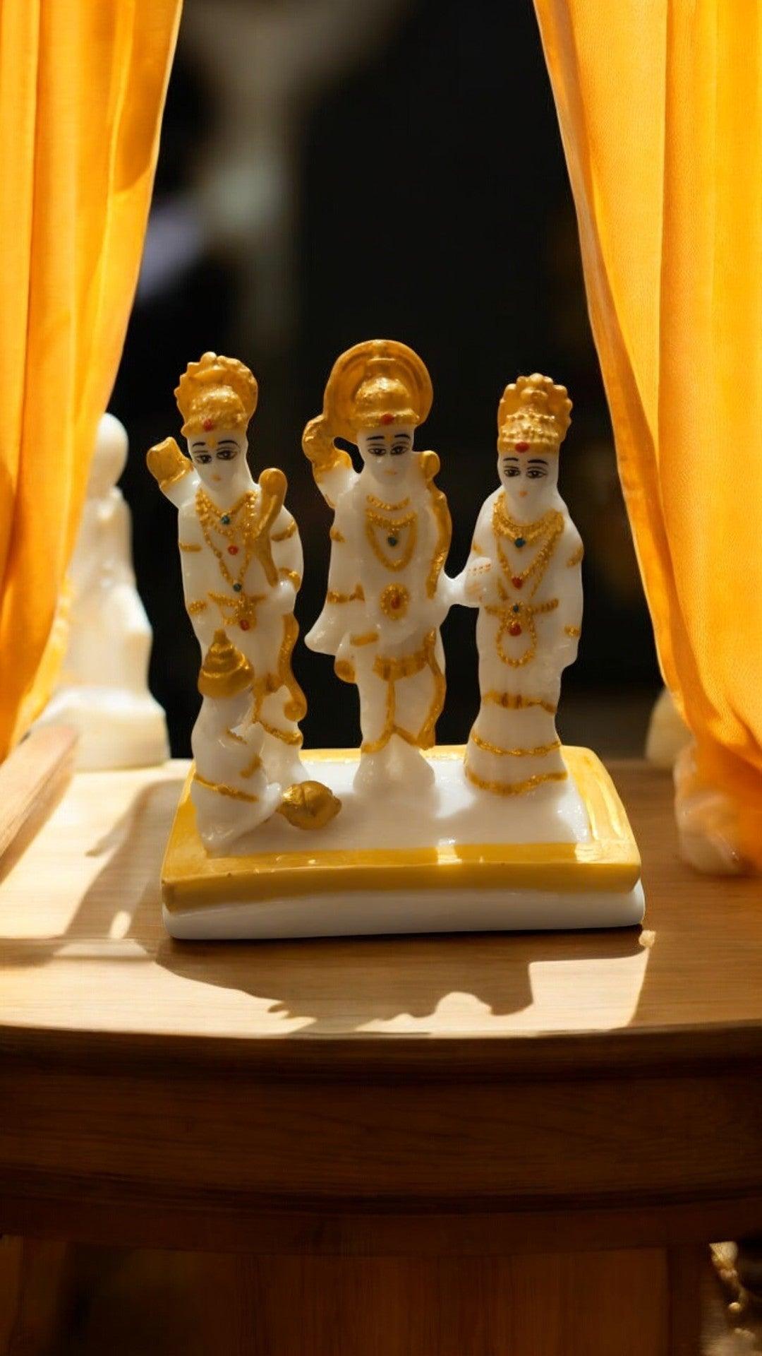 Ram Darbar Statue – Divine Resin Showpiece for Home Mandir