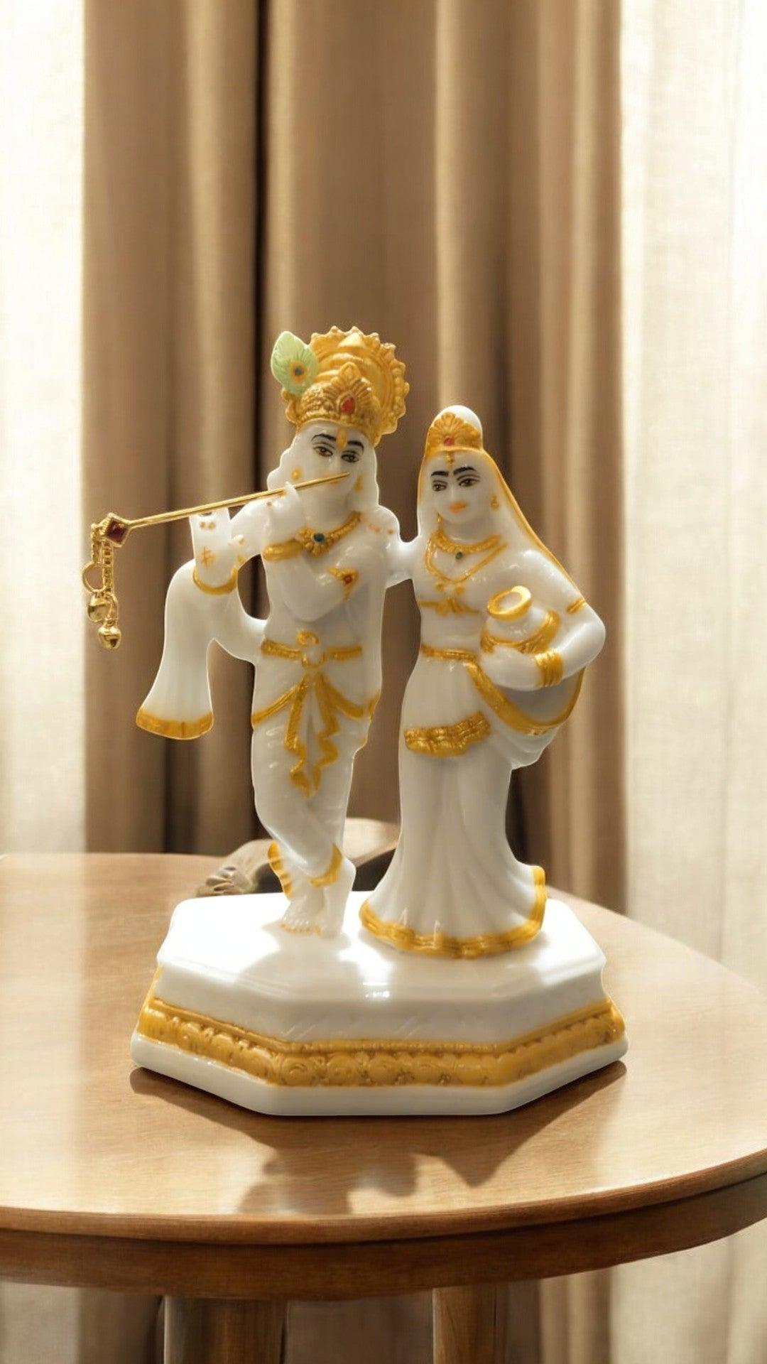 Radha Krishna Resin Statue