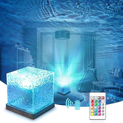 Ocean Wave Cube Lamp